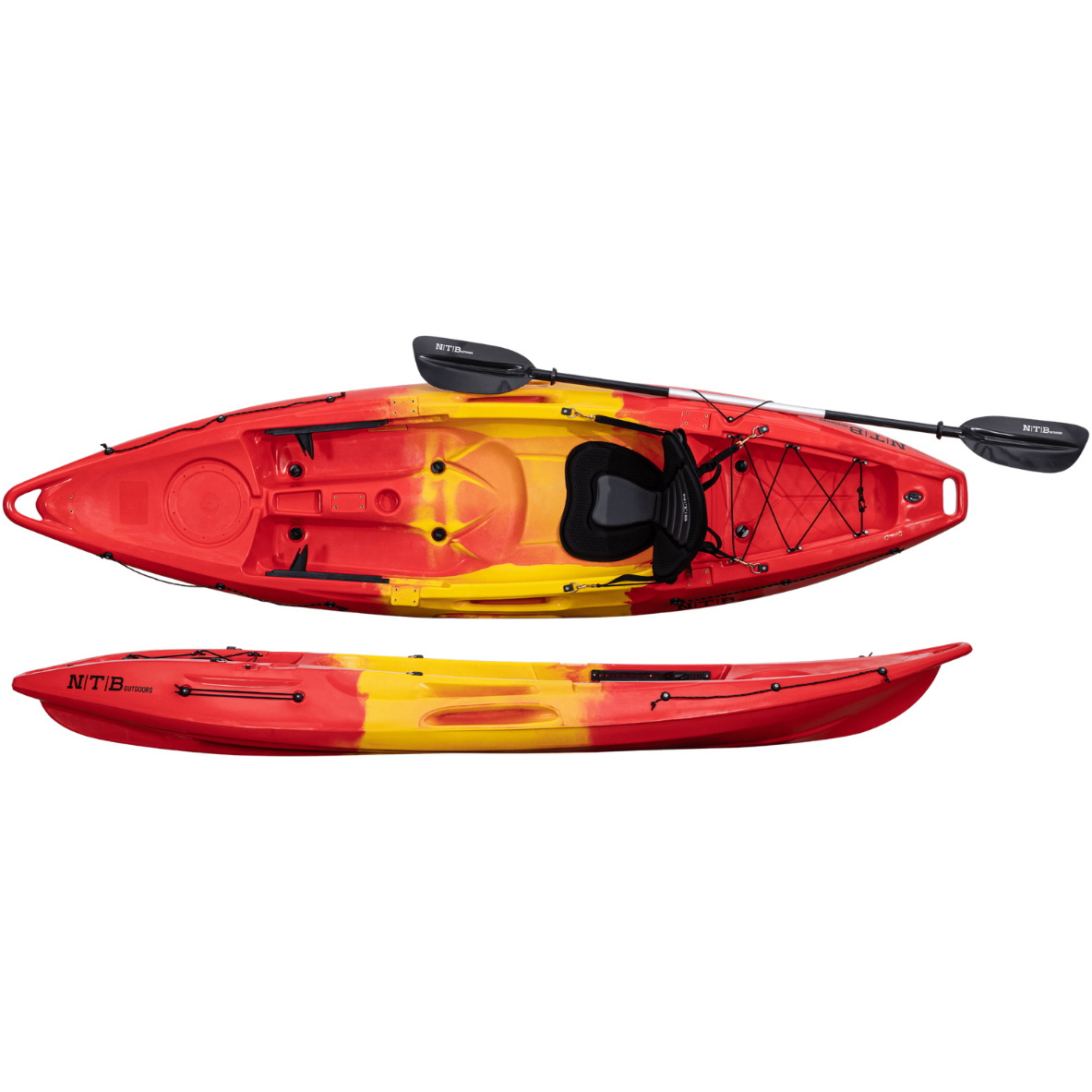 2026 NTB Outdoors Explorer 1+1 Kayak 10ft NTB-EXP-LAV - Lava Red